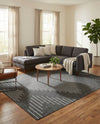 Urban Terrace Collection Area Rug -  Chelsea (Charcoal Gray) Rectangle Charcoal Gray  lifestyle 16