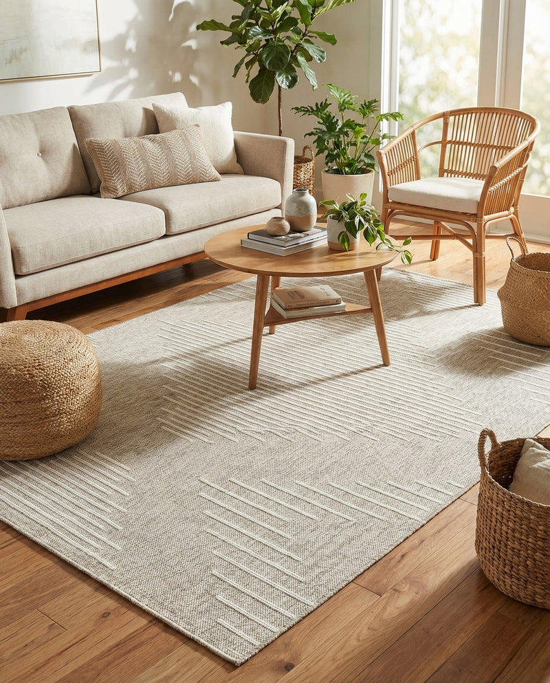 Urban Terrace Collection Area Rug -  Chelsea (Gray) Rectangle Gray  lifestyle 8