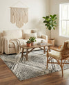 Marrakech Mosaic Collection Area Rug -  Medina Square Black and White  lifestyle 32