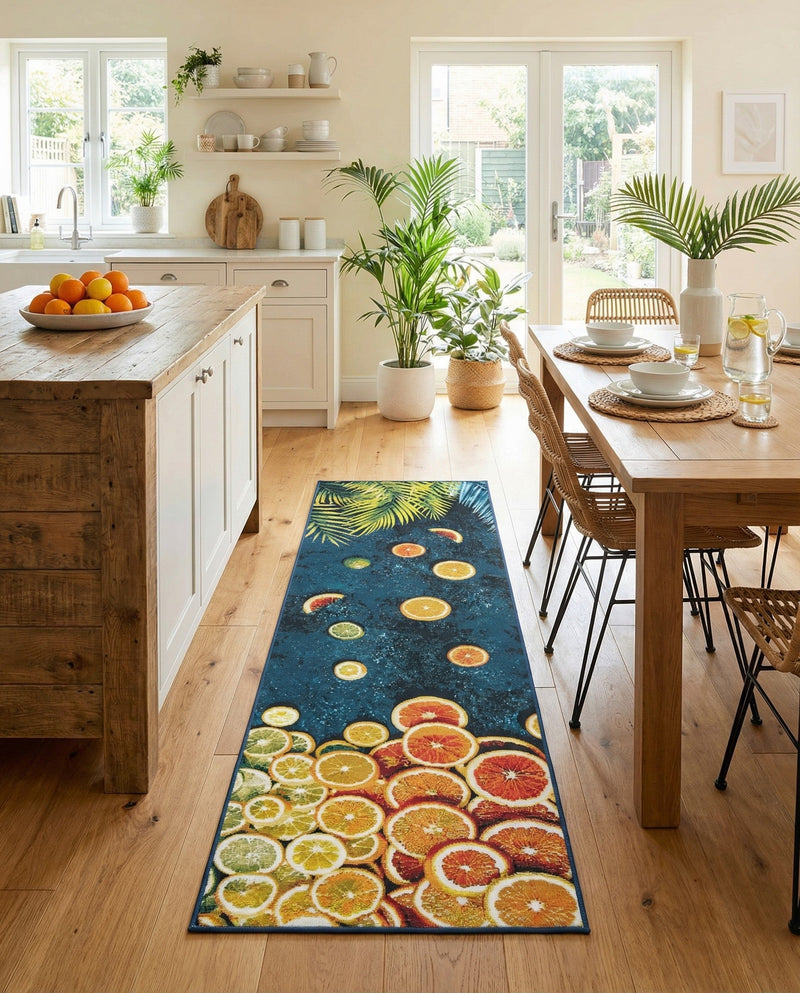 Seaside Haven Rugs Collection Area Rug -  Dunes Runner Multi  lifestyle 56