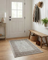 Horizon Collection Area Rug -  Apex (Light Gray) Rectangle Light Gray  lifestyle 15