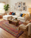Caribbean Cove Collection Area Rug -  Martinique Rectangle Multi  lifestyle 5