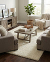 Plush Oasis Collection Area Rug - Serenity (Pure Ivory) Rectangle Pure Ivory  lifestyle 10
