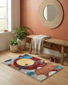 Aegean Elegance Washables Collection Area Rug -  Crete Rectangle Multi  lifestyle 23