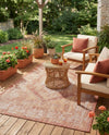 Patio Heritage Collection Area Rug -  Augusta (Rust Red) Rectangle Rust Red  lifestyle 16
