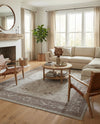 Horizon Collection Area Rug -  Apex (Light Gray) Rectangle Light Gray  lifestyle 7