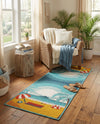 Seaside Haven Rugs Collection Area Rug -  Dockside Runner Multi  lifestyle 54