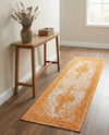 Dover Terrace Collection Area Rug - Marina (Orange) Runner Orange  lifestyle 70