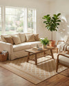 Savannah Pergola Collection Area Rug - Savannah Rectangle Natural  lifestyle 68
