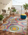 Urban Terrace Collection Area Rug -  Plaza Rectangle Multi  lifestyle 5