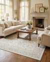 Savannah Elegance Collection Area Rug - Augusta (Ivory) Rectangle Ivory  lifestyle 23