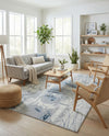 Aegean Elegance Washables Collection Area Rug -  Paros Rectangle Ivory Gray  lifestyle 22