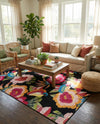 Seaside Blooms Collection Area Rug -  Versailles Rectangle Multi  lifestyle 41