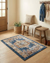 Eden Oasis Collection Area Rug -  Refuge (Blue) Rectangle Blue  lifestyle 16
