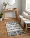 Mediterranean Lattice Collection Area Rug -  Casablanca (Ivory and Gray) Rectangle Ivory and Gray  lifestyle 21