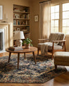 Neptune Elegance Collection Area Rug -  Galatea (Black) Octagon Black  lifestyle 56
