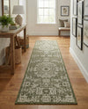 Patio Heritage Collection Area Rug - Savannah (Green) Runner Green  lifestyle 69