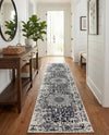 Georgetown Rugs Collection Area Rug - Dupont (Blue) Runner Blue  lifestyle 70