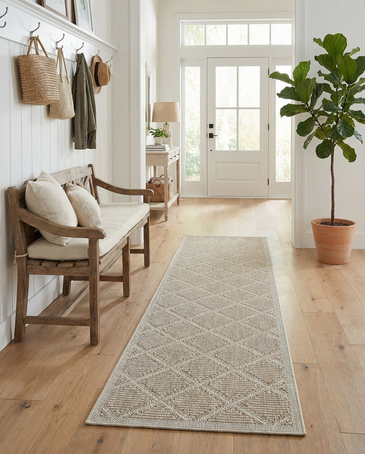 Savannah Pergola Collection Area Rug -  Eden Runner Khaki  lifestyle 167