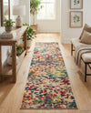 Outdoor Marrakesh Collection Area Rug -  Oujda Runner Multi  lifestyle 69