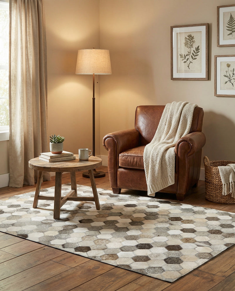 Savannah Hideaway Collection Area Rug - Savannah Rectangle Ivory Gray  lifestyle 6