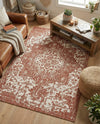 Urban Oasis Rugs Collection Area Rug -  Penthouse (Rust Red) Rectangle Rust Red  lifestyle 18