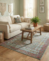 Caribbean Breeze Collection Area Rug -  Juniper Rectangle Blue  lifestyle 11