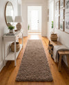 Plush Oasis Collection Area Rug - Serenity (Sandy Brown) Runner Sandy Brown  lifestyle 44