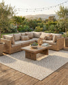 Savannah Escape Collection Area Rug - Mara Rectangle Khaki  lifestyle 56