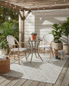 Savannah Pergola Collection Area Rug -  Eden Rectangle Light Gray  lifestyle 34
