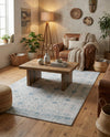 Heritage Elegance Collection Area Rug -  Chatsworth Rectangle Ivory  lifestyle 27