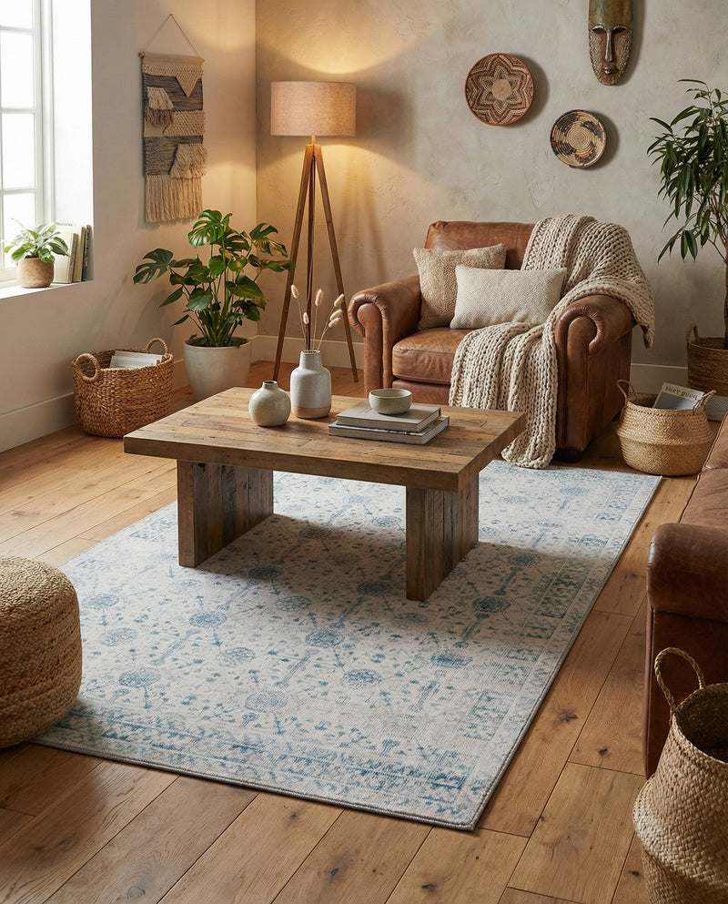 Heritage Elegance Collection Area Rug -  Chatsworth Rectangle Ivory  lifestyle 27
