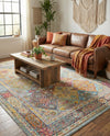 Caribbean Breeze Collection Area Rug -  Grenada Rectangle Multi  lifestyle 28