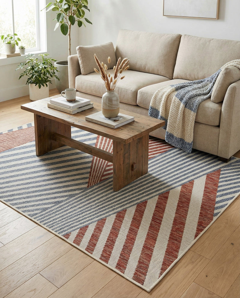 Urban Oasis Rugs Collection Area Rug -  Loft Rectangle Blue  lifestyle 18