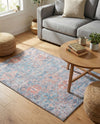 Heritage Elegance Collection Area Rug -  Potala Rectangle Blue  lifestyle 13