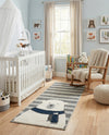 Wonder Tykes Collection Area Rug -  Dreamland Runner Gray  lifestyle 54