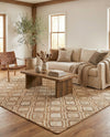 Woven Seaside Jute Collection Area Rug - Marina Rectangle Natural  lifestyle 28