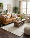 Trellis Haven Collection Area Rug - Havenwood Rectangle Ivory  lifestyle 9