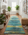 Seaside Haven Rugs Collection Area Rug -  Sandbar Runner Multi.Blue  lifestyle 38