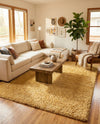 Alpine Plush Collection Area Rug -  Cortina (Sun Yellow) Rectangle Sun Yellow  lifestyle 8