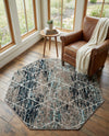 Trellis Mosaic Collection Area Rug - Arborville (Blue Multi) Octagon Blue Multi  lifestyle 51