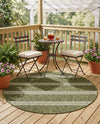 Urban Oasis Rugs Collection Area Rug -  District (Green) Round Green  lifestyle 27