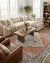 Mykonos Manor Collection Area Rug - Delos Rectangle Ivory  lifestyle 27