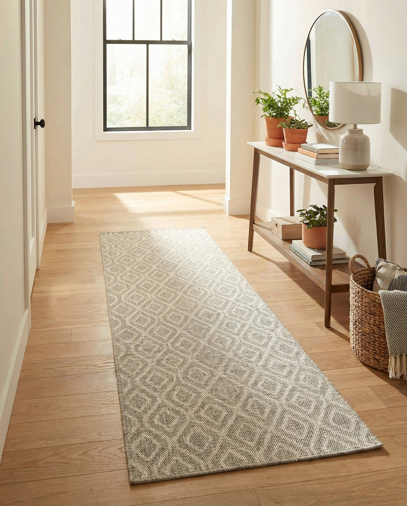 Urban Oasis Rugs Collection Area Rug -  Boulevard (Gray Cream) Runner Gray Cream  lifestyle 47