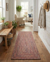 Sustainable Strands Indoor-Outdoor Oasis Collection Area Rug -  Sandbar (Multi) Runner Multi  lifestyle 46