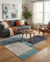 Colorburst Oasis Collection Area Rug - Palette Square Multi  lifestyle 21