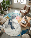 Urban Terrace Collection Area Rug -  Arbor Round Multi  lifestyle 35