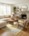 Caribbean Breeze Collection Area Rug -  Andros Rectangle Yellow  lifestyle 16