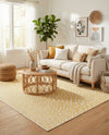 Urban Oasis Rugs Collection Area Rug -  Terrace (Yellow Ivory) Rectangle Yellow Ivory  lifestyle 5