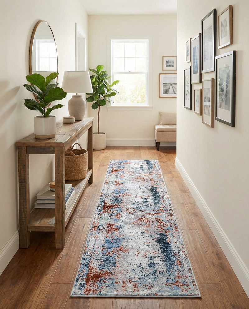 Aegean Elegance Washables Collection Area Rug -  Ithaca Runner Multi  lifestyle 76